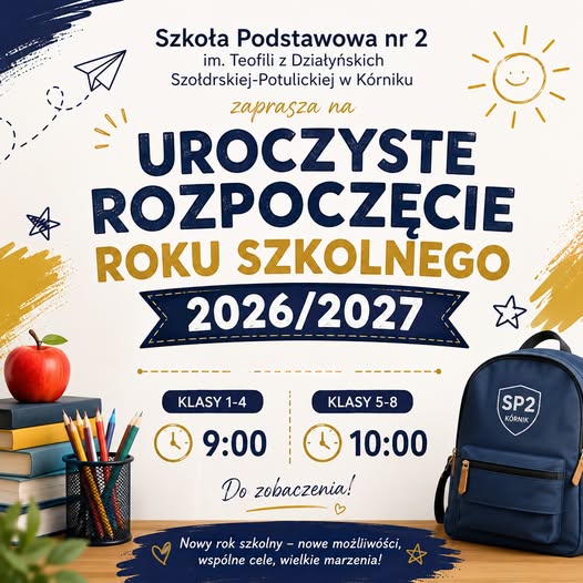 ROZPOCZĘCIE ROKU SZKOLNEGO